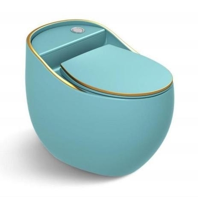 Moderne design Groene kleur One-piece toilet voor badkamer Keramische sanitaire artikelen WC toilet