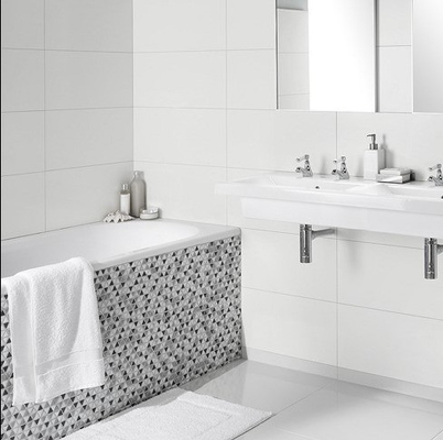 Gekleurde keramische badkamer met witte tegel Design Interieurtegel 300x600