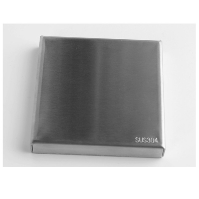 150x150mm Buitendeurs Sus304 Douche Kanaal Lineaire Afvoer met Zwarte Filter Kern