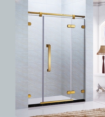 Keramische bak en draagbare glazen deur met diamantvormige vorm voor kamperende douchegebouw van 70x70