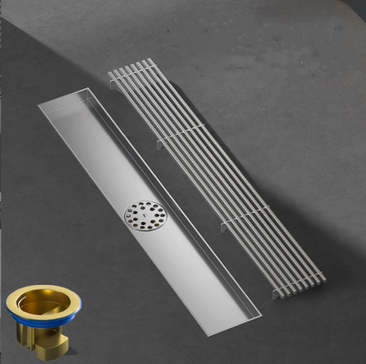 Roestvrij staal lineaire vloer afvoer voor badkamer douche anti-geur en gemakkelijk te reinigen