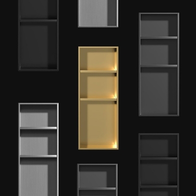 Moderne design stijl 12&quot; ingespannen doucheregel met gouden afwerking en LED-licht