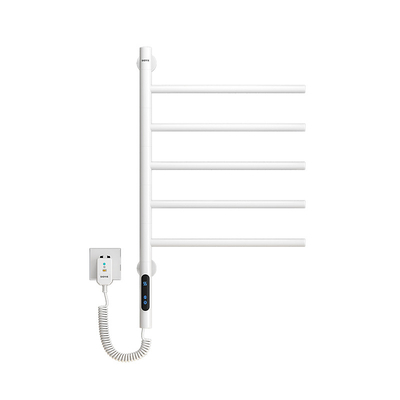Zwart badkamer verwarmd handdoek warmer rek mode stijl elektrische handdoek rek Amor