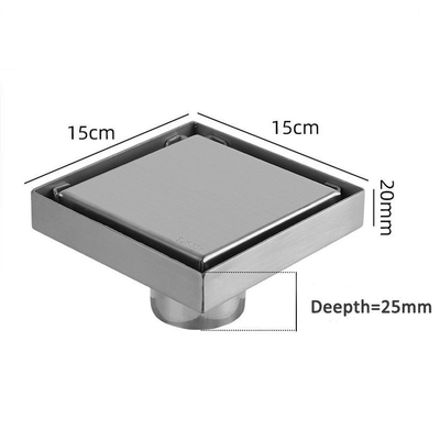 Geurbestendige 6 inch vloer afvoer kern met waterdichte structuur en anti-lek functie