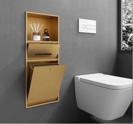 Verbeter uw badkamer met een strakke douche van roestvrij staal en een waterdicht ontwerp