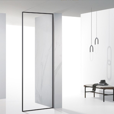One Piece Rose Gold Roestvrij staal douche behuizing voor hoek installatie 90cm