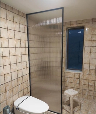 One Piece Rose Gold Roestvrij staal douche behuizing voor hoek installatie 90cm