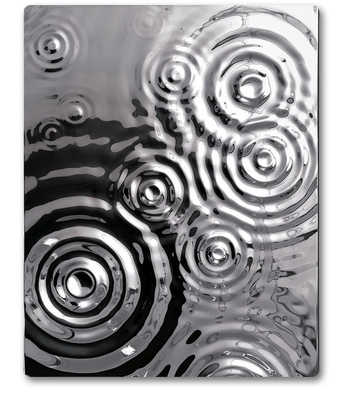 Contemporary Design Super Duplex Water Ripple gegalvaniseerd roestvrij staal plaat/plaat 1 kg