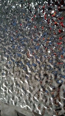 Contemporary Design Super Duplex Water Ripple gegalvaniseerd roestvrij staal plaat/plaat 1 kg
