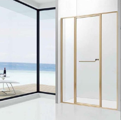 Roestvrij staal frame stijl vaste stok trek voor douche kamer schuifbare gehard glas deur