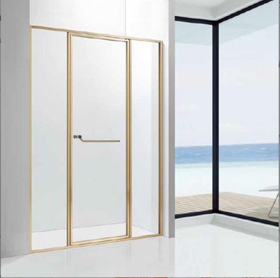 Roestvrij staal frame stijl vaste stok trek voor douche kamer schuifbare gehard glas deur