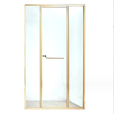 Roestvrij staal frame stijl vaste stok trek voor douche kamer schuifbare gehard glas deur