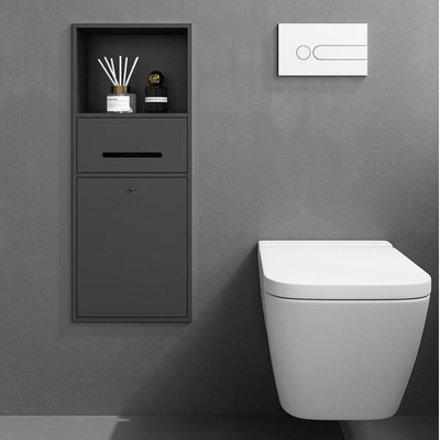 Houd uw badkamer schoon en netjes met een handdoekdoos van roestvrij staal