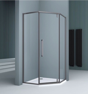 Sleek Bevel Edge Glas Hoekplank voor Badkamer Douche Ruimte Ruimte in elektroplate