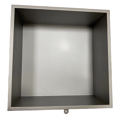 Ruimtelijke tegel Occasion Glanzend roestvrij staal Alcove ingebouwde kast Afgerond product