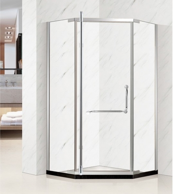 Geïsoleerde cabine doucheruimte accessoires met ronde bakvorm en schuifopenstijl