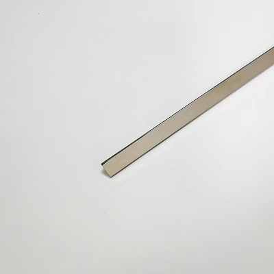 201 304 PVD T-profiel Spiegel Goud metaal gepolijst Decoratief roestvrij staal T-vormige tegel behang strip voor wandvloermeubelen