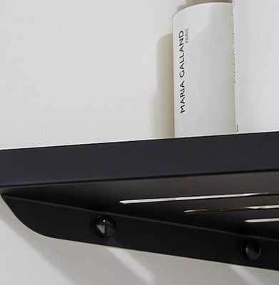 Gepoetste afwerking Driehoekige doucheregel Caddy voor wandmontage Badkameropslagrek