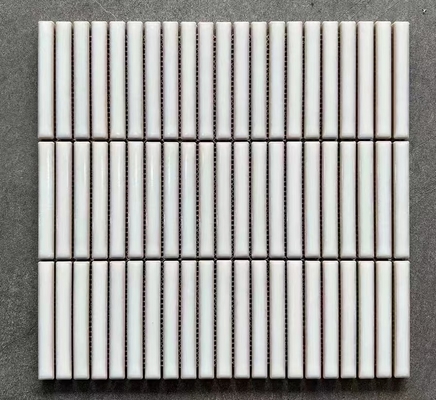 Matte 3D Marmer Kitkat Tile in Wit Roze Groen Blauw Print voor Badkamer Interieur Muur