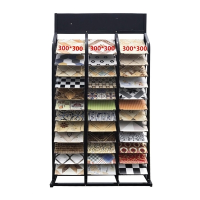 Eco-vriendelijk porseleinen atelier display rack stand voor draagbare detailhandel keramische tegels