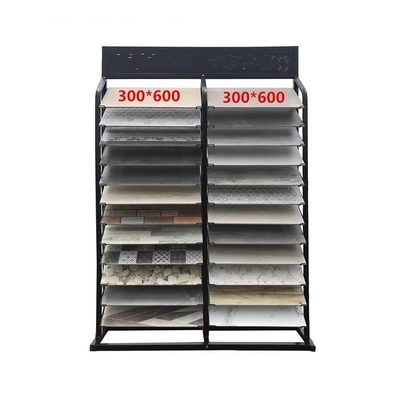 Eco-vriendelijk porseleinen atelier display rack stand voor draagbare detailhandel keramische tegels