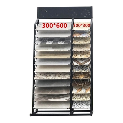 Eco-vriendelijk porseleinen atelier display rack stand voor draagbare detailhandel keramische tegels