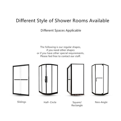Frame stijl kleurrijke schuifdeur douche kamer voor perfecte badkamer kleedkamer douche