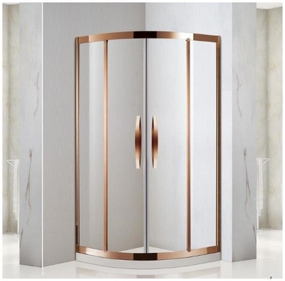 Eenvoudige moderne douche deur met half ronde schuifbehuizing en keramisch bakmateriaal