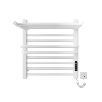 Elektrisch verwarmde ruimte Aluminium badkamer handdoek Warmer en droogrek voor modern ontwerp