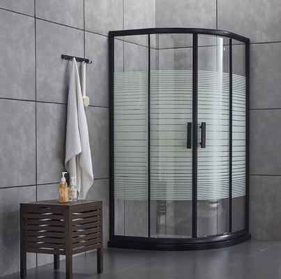 Ronde ceramische controlebak schuifbare raamloze glazen deur voor multifunctionele douche kamer