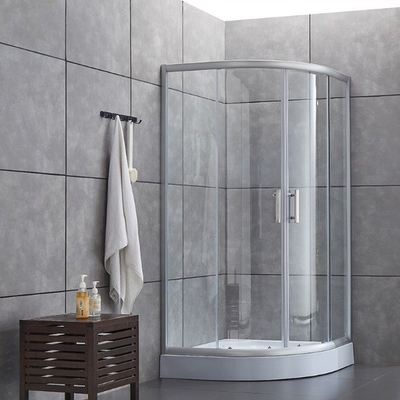 Rustvrij staal frame rond bak glijdende deur douche kamer voor badkamer aanpassing