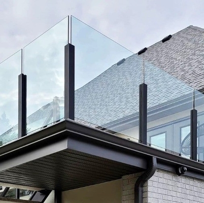 Matt Finish roestvrij staal glazen dekrail mastet pijler voor balkon systemen