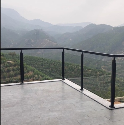 Matt Finish roestvrij staal glazen dekrail mastet pijler voor balkon systemen
