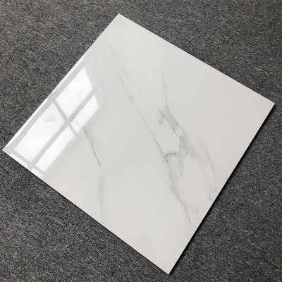 Waterabsorptie 0,5% 60x60 cm Gouden Calacatta Porselein Gelaste Witte Wandtegels