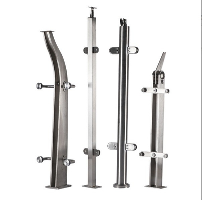 Spiegelpoets afwerking roestvrij staal 304/316 Railing Design voor moderne huis trappen