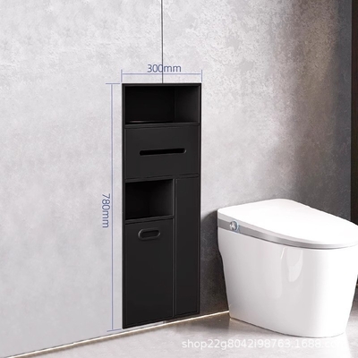 Waterdicht 304 roestvrij staal badkamer muur nis Single douche plank voor Black Box