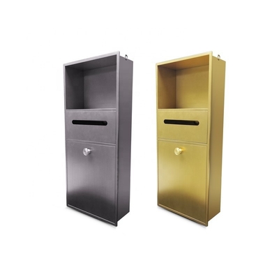 Moderne niet-slip porseleinen niche voor wedi plastic douche Zwarte kleur en lichte functie