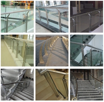 Trappenrailings en handgrepen Balkonrailings Balustrade van roestvrij staal voor terrasdek