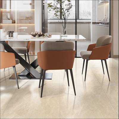 Goedkope porseleinen vloertegels met een glanzende afwerking van 600*600 mm voor woonkamer met een steenteksture