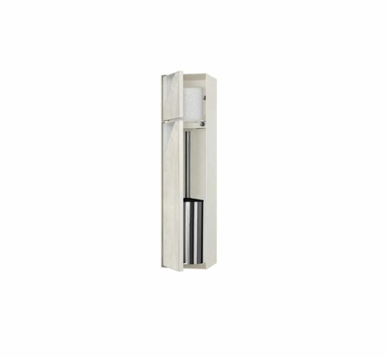 Moderne design roestvrij staal badkamer toiletborstel met ingebouwde muurnische en lange salle de bain lichten 2023