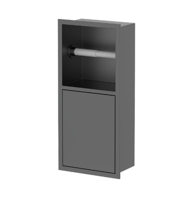 Roestvrij staal toiletborstel in geborstelde afwerking Perfect voor elk badkamerontwerp