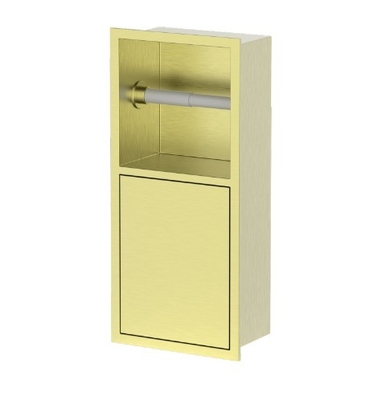 Roestvrij staal toiletborstel in geborstelde afwerking Perfect voor elk badkamerontwerp
