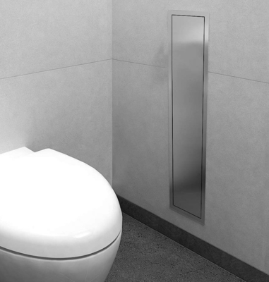 Roestvrij Originele Kleur Niche Oplossingen Badkamer Toiletborstel opslagopties