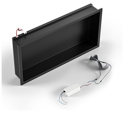 Waterdicht ruwstaal douche nis met licht modern design 12 x 36 Reviews