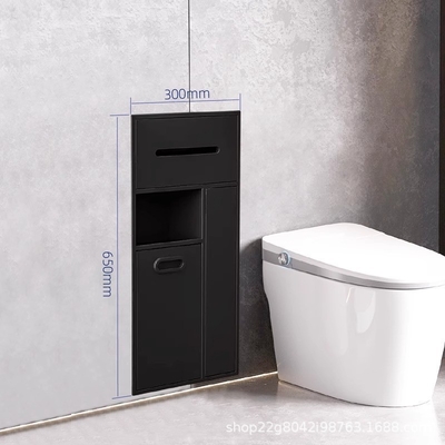 Moderne design stijl 300x400 Custom douche muur nis planken in zwart voor Amazon grootte