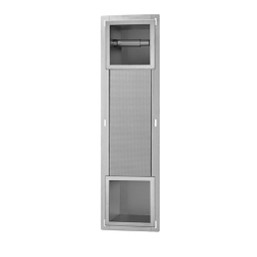 Gepoetste oppervlakte afwerking Moderne decoratie ideeën voor hoge antieke muur niches boven toilet