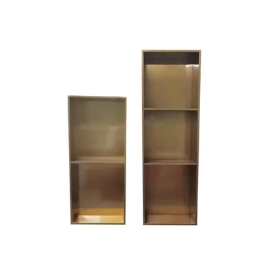 Zwarte moderne design stijl ingebouwde badkuip muur nis douche insert met Chrome Trim