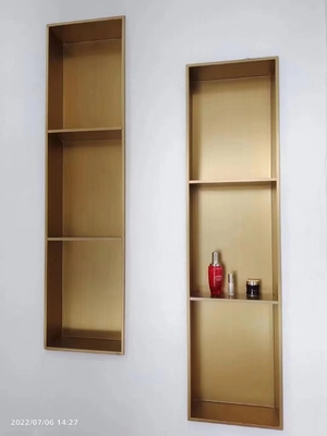 Zwarte moderne design stijl ingebouwde badkuip muur nis douche insert met Chrome Trim