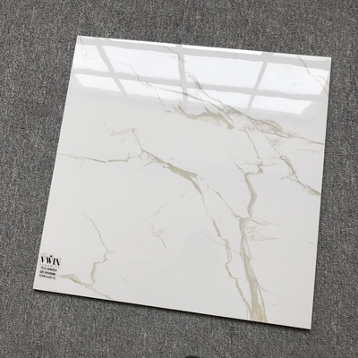 600*600mm Volledig lichaam Porselein Goud.Witte binnenkamer vloertegels voor tijdloze charme