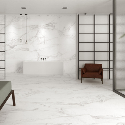 60x60 Marmeren interieur tegels voor woonkamer Water Absorptie 0,5% Gelegenheid Vierkante tegel